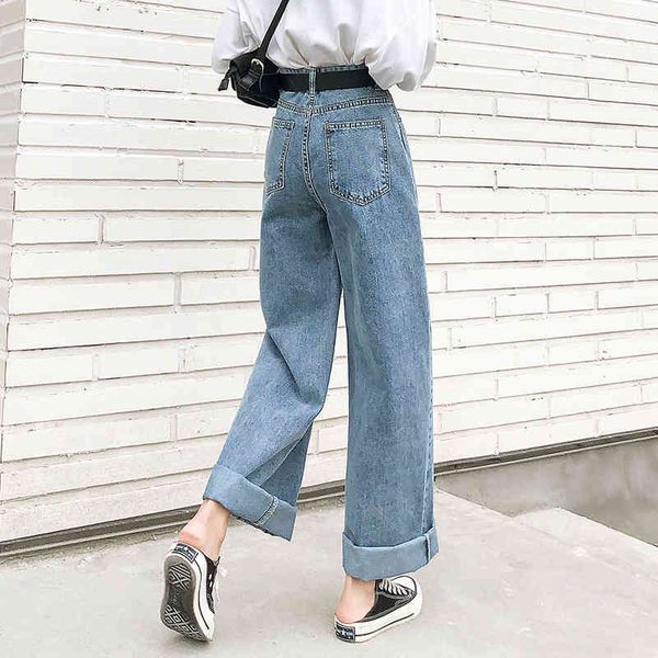 fashion autumn straight jeans 2021 female high-waisted pants long-legged leisure, Blue
fashion autumn straight jeans 2021 female high-waisted pants long-legged leisure, Blue