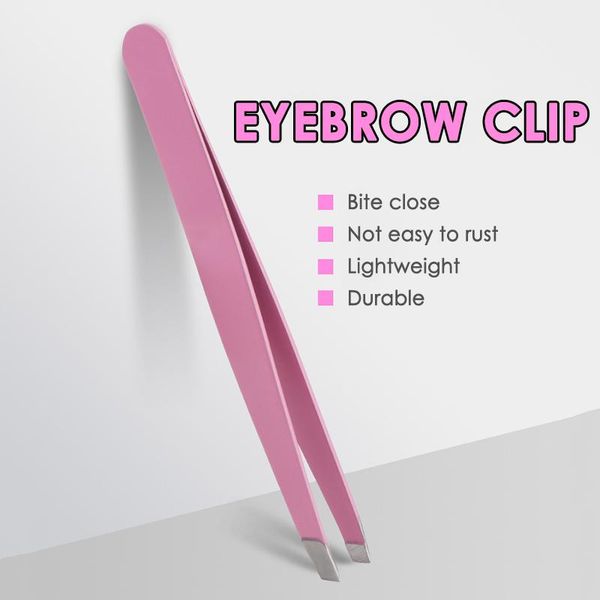 1pcs stainless steel eyebrow tweezers black pink face hair removal eye brow trimmer fake eyelashes cosmetic beauty makeup tool tools & stenc
1pcs stainless steel eyebrow tweezers black pink face hair removal eye brow trimmer fake eyelashes cosmetic beauty makeup tool tools & stenc