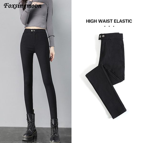women's leggings 2021 autumn winter high waist slim women stretch outer wear all-match black pencil pants casual trousers plus size
women's leggings 2021 autumn winter high waist slim women stretch outer wear all-match black pencil pants casual trousers plus size