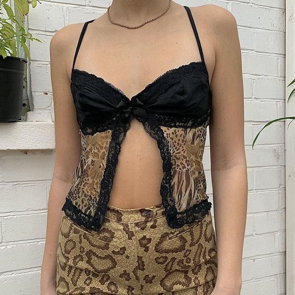 leopard patchwork y2k camisole women harajuku lace transparent crop v neck aesthetic 90s mesh tees summer clubwear women's tanks &, White
leopard patchwork y2k camisole women harajuku lace transparent crop v neck aesthetic 90s mesh tees summer clubwear women's tanks &, White