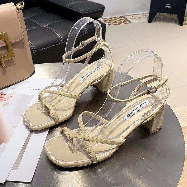 sandals women's high heeled summer 2021 quality leather sandalen soft and comfortable toe overshoes sandales femmes été, Black
sandals women's high heeled summer 2021 quality leather sandalen soft and comfortable toe overshoes sandales femmes été, Black