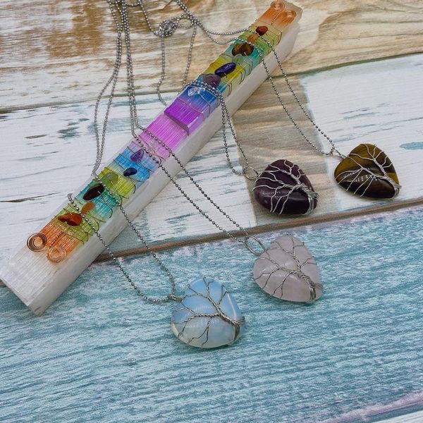 decorative objects & figurines 1pc tree of life heart amethyst necklace natural tiger eye crystal stone pendant jewelry making rose quartz o
decorative objects & figurines 1pc tree of life heart amethyst necklace natural tiger eye crystal stone pendant jewelry making rose quartz o