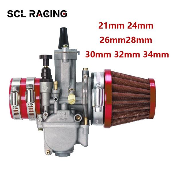 alconstar 1set motorcycle 21 24 26 28 30 32 34mm carburetor + air filter intake red color adapter connector for atv scooter fuel system
alconstar 1set motorcycle 21 24 26 28 30 32 34mm carburetor + air filter intake red color adapter connector for atv scooter fuel system