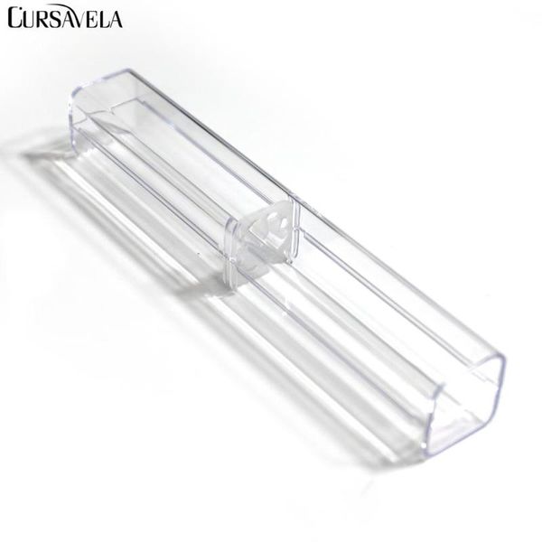 eyelash curler cursavela 1pc extension tweezers case clip box plastic transparent high-end quality
eyelash curler cursavela 1pc extension tweezers case clip box plastic transparent high-end quality