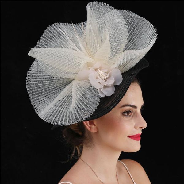 hair accessories bride wedding veil fascinator hats with flower woman vintage chapeau cap wide brim headpiece clip party
hair accessories bride wedding veil fascinator hats with flower woman vintage chapeau cap wide brim headpiece clip party