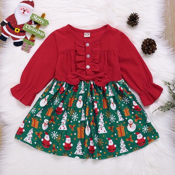 girl's dresses toddler baby kids girls christmas dress outfits print patchwork princess costume clothes autumn girl 1 2 3y, Red;yellow
girl's dresses toddler baby kids girls christmas dress outfits print patchwork princess costume clothes autumn girl 1 2 3y, Red;yellow