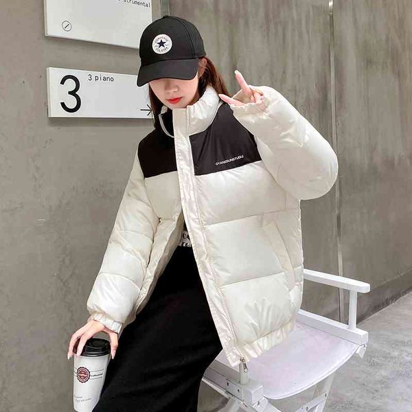 off season student down cotton padded jacket female short winter korean loose small sub bread, Black
off season student down cotton padded jacket female short winter korean loose small sub bread, Black