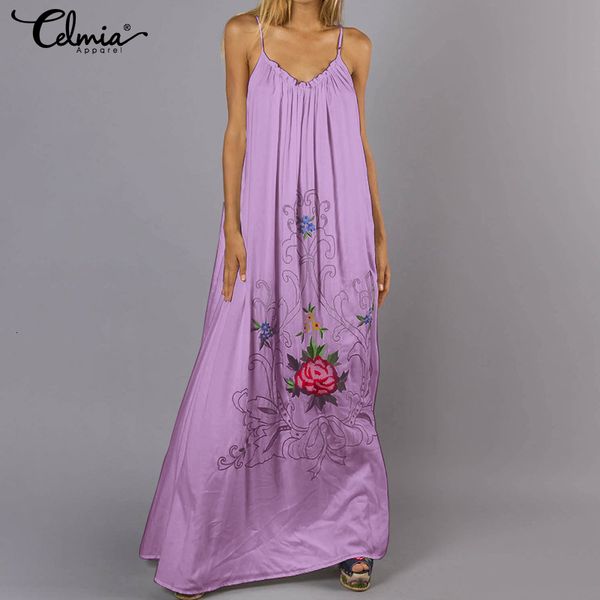 dresses celmia casual 2021 summer dress women sundress flower print backless bohemian strap beach party maxi vestido robe plus size, Black;gray
dresses celmia casual 2021 summer dress women sundress flower print backless bohemian strap beach party maxi vestido robe plus size, Black;gray