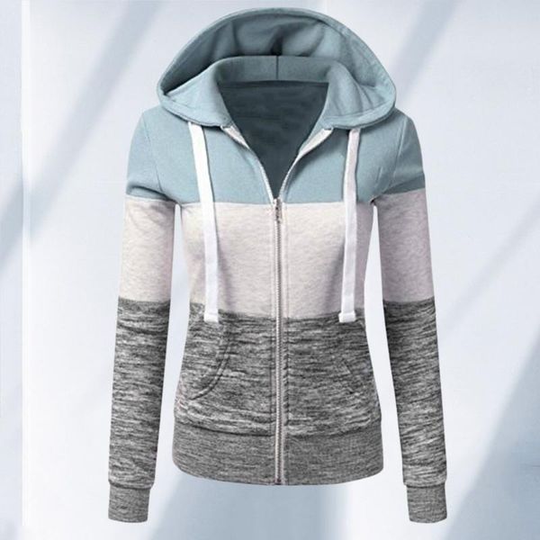 autumn winter hoodies women casual long sleeve zipper patchwork hooded sweatshirt 2021 fashion korean loose outwear women's tracksuits, Gray
autumn winter hoodies women casual long sleeve zipper patchwork hooded sweatshirt 2021 fashion korean loose outwear women's tracksuits, Gray