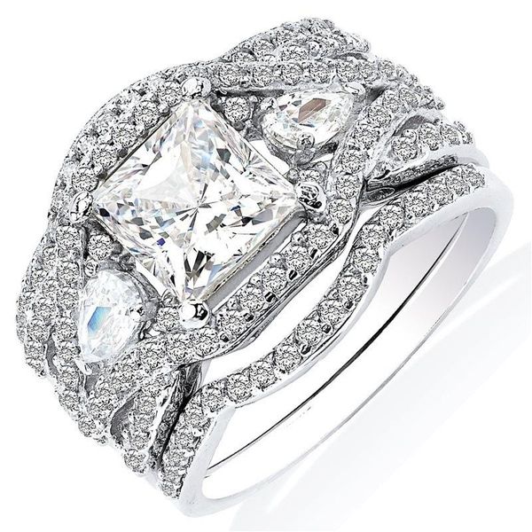 cluster rings wedding engagement ring sets for women bridal fashion finger moonso jewelry, Golden;silver
cluster rings wedding engagement ring sets for women bridal fashion finger moonso jewelry, Golden;silver