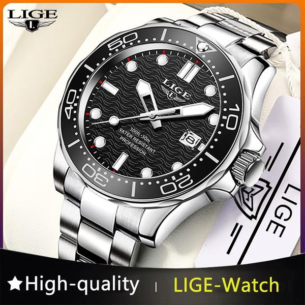 wristwatches 2021 lige mens watches fashion business waterproof quartz wrist watch men stainless steel sport clock male, Slivery;brown
wristwatches 2021 lige mens watches fashion business waterproof quartz wrist watch men stainless steel sport clock male, Slivery;brown