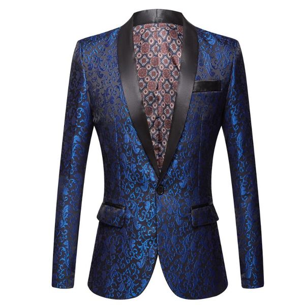 men's suits & blazers blue royal burgundy floral jacquard tuxedos shawl lapel men wedding groom prom slim fit tuxedo party dinner, White;black
men's suits & blazers blue royal burgundy floral jacquard tuxedos shawl lapel men wedding groom prom slim fit tuxedo party dinner, White;black