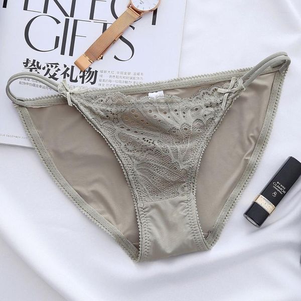 women's panties lace feminine cotton crotch double thin belt bow knot wrapped hip low waist seamless ice silk briefs women, Black;pink
women's panties lace feminine cotton crotch double thin belt bow knot wrapped hip low waist seamless ice silk briefs women, Black;pink