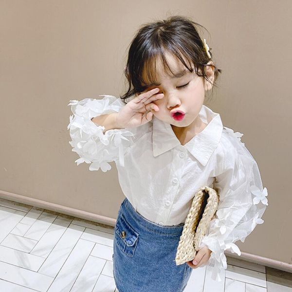 spring autumn solid flower girl shirt blouse puff sleeve baby toddler clothes cotton children kids girls blouses and shirts, White;black
spring autumn solid flower girl shirt blouse puff sleeve baby toddler clothes cotton children kids girls blouses and shirts, White;black