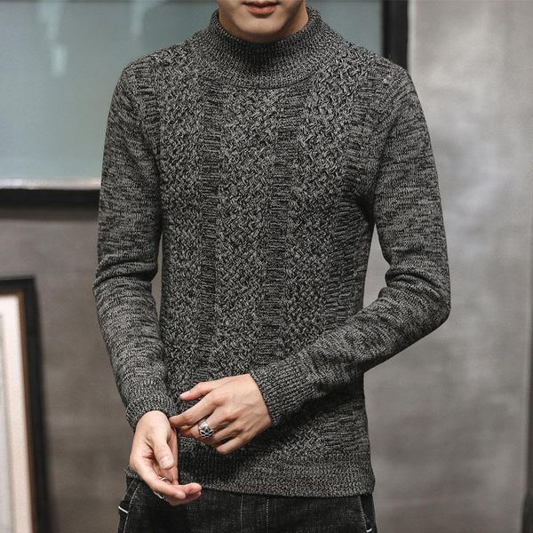 men's sweaters men knitted christmas sweater autumn winter pattern turtleneck casual mens pullover, White;black
men's sweaters men knitted christmas sweater autumn winter pattern turtleneck casual mens pullover, White;black