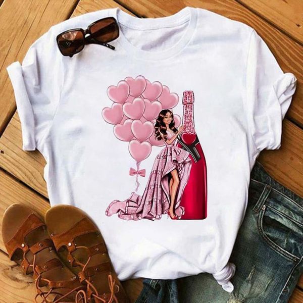 maycaur funny fashion beauty wine women t shirt glass pattern printes harajuku vogue female clothes o neck girls, White
maycaur funny fashion beauty wine women t shirt glass pattern printes harajuku vogue female clothes o neck girls, White