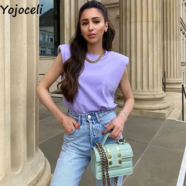 women's t-shirt yojoceli elegant cotton soft casual womens clothing sleeveless summer white female cool chic fitness loose tee
women's t-shirt yojoceli elegant cotton soft casual womens clothing sleeveless summer white female cool chic fitness loose tee