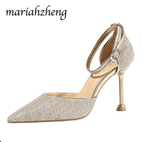 dress shoes meriahzheng 9.5cm 2021 fashion pointed toe mouth with buckle high heels sequins stiletto women's party sandals lsj, Black
dress shoes meriahzheng 9.5cm 2021 fashion pointed toe mouth with buckle high heels sequins stiletto women's party sandals lsj, Black