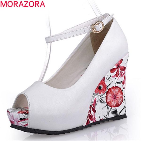dress shoes morazora 2021 plus size 33-43 women pumps peep toe print buckle summer wedges platform high heel party wedding woman, Black
dress shoes morazora 2021 plus size 33-43 women pumps peep toe print buckle summer wedges platform high heel party wedding woman, Black