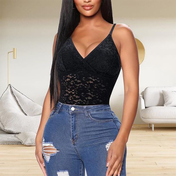 women's shapers women ladies lace sleeveless slim bodysuits black/white skinny v neck spaghetti sling leotard pajamas underwear
women's shapers women ladies lace sleeveless slim bodysuits black/white skinny v neck spaghetti sling leotard pajamas underwear