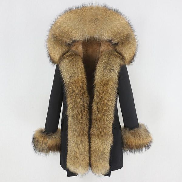 women's fur & faux 2021 waterproof parka real coat winter jacket women natural big raccoon collar hood thick warm outerwear detachable, Black
women's fur & faux 2021 waterproof parka real coat winter jacket women natural big raccoon collar hood thick warm outerwear detachable, Black