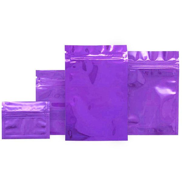 100pcs glossy purple aluminum foil bag self grip seal resealable reusable snack coffee bean packaging pouches gift wrap
100pcs glossy purple aluminum foil bag self grip seal resealable reusable snack coffee bean packaging pouches gift wrap