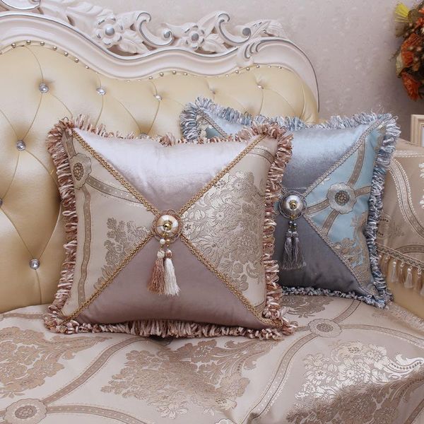 cushion/decorative pillow luxury jacquard tassel cushion cover pillowcase beige/light blue fringes waist for backrest
cushion/decorative pillow luxury jacquard tassel cushion cover pillowcase beige/light blue fringes waist for backrest