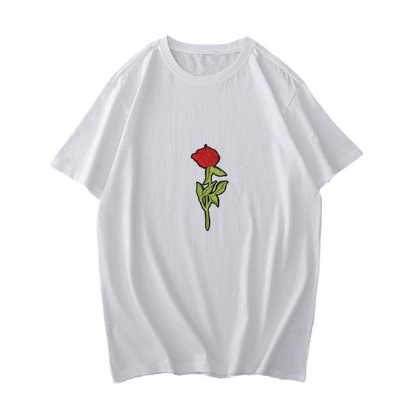 men's t-shirts 2021 rose print mens t-shirt short sleeve summer hi-street oversized hip hop tshirt cotton tee shirts plus size 4xl, White;black
men's t-shirts 2021 rose print mens t-shirt short sleeve summer hi-street oversized hip hop tshirt cotton tee shirts plus size 4xl, White;black