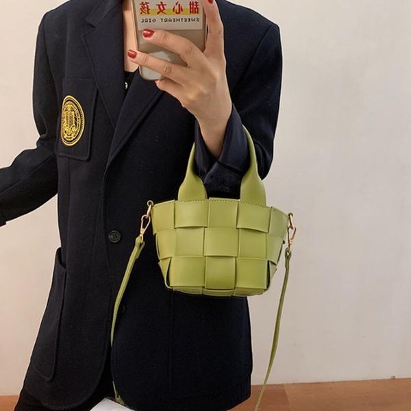 evening bags small pu leather basket women handbag woven drawstring inner bag bucket shoulder messenger
evening bags small pu leather basket women handbag woven drawstring inner bag bucket shoulder messenger