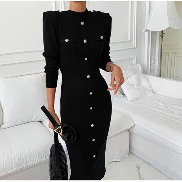 runway women dress spring small fragrance knitting eleagnt single breasted office lady long sleeve mini dresses sweater good quality, Black;gray
runway women dress spring small fragrance knitting eleagnt single breasted office lady long sleeve mini dresses sweater good quality, Black;gray