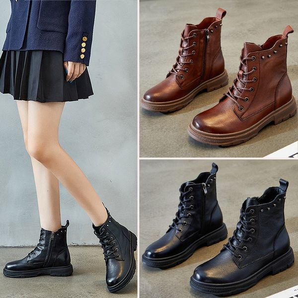 pifried martin thin cool women street boots autumn sho 2021 short tube versatile, Black
pifried martin thin cool women street boots autumn sho 2021 short tube versatile, Black