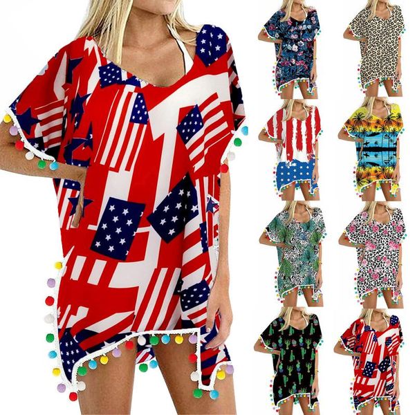 women's swimwear beach cover ups bikini for women summer dress chiffon trim tassels loose pareo robe de plag, White;black
women's swimwear beach cover ups bikini for women summer dress chiffon trim tassels loose pareo robe de plag, White;black