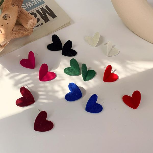 stud 2021 korean heart fold plush velvet cloth earrings for women fashion jewelry party gift oorbellen pendientes, Golden;silver
stud 2021 korean heart fold plush velvet cloth earrings for women fashion jewelry party gift oorbellen pendientes, Golden;silver