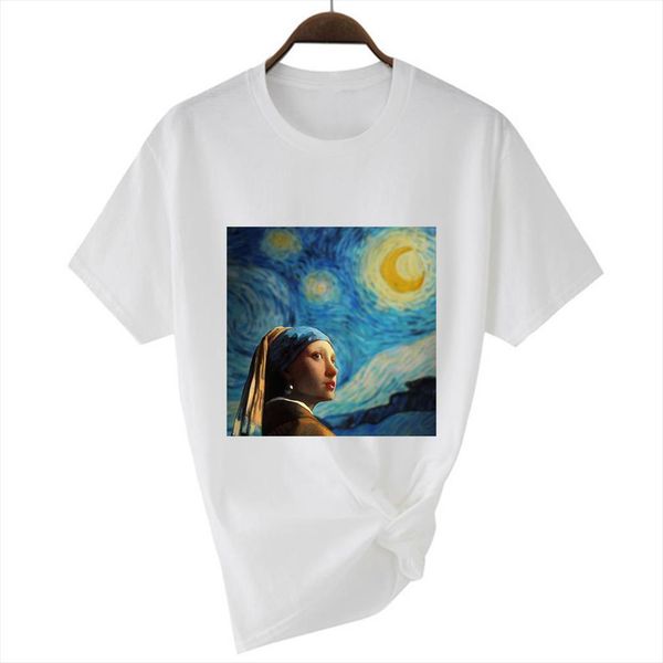 selling van gogh aesthetic mens and womens women girl looking up at the starry head classic, White;black
selling van gogh aesthetic mens and womens women girl looking up at the starry head classic, White;black