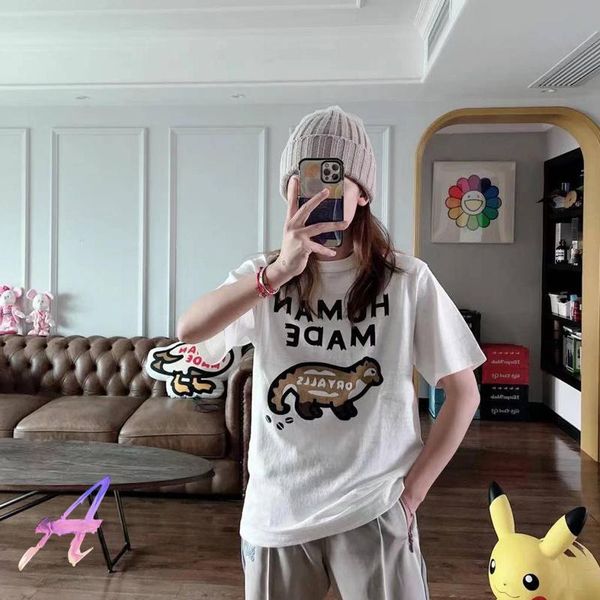 men's t-shirts human made t-shirt oversize hmmd bear padded slub cotton civet short sleeves men women's casual tshirts, White;black
men's t-shirts human made t-shirt oversize hmmd bear padded slub cotton civet short sleeves men women's casual tshirts, White;black