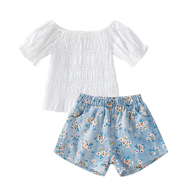 toddler girls casual two-piece clothes set white solid color round collar short sleeve + shorts outfit 1-6years clothing sets
toddler girls casual two-piece clothes set white solid color round collar short sleeve + shorts outfit 1-6years clothing sets