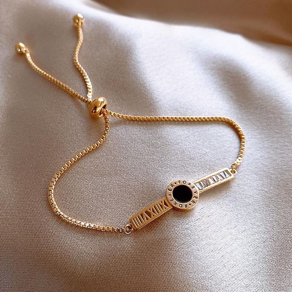 beaded, strands 14k real gold plating roman numerals simple bracelet bracelets for women women's jewelry on hand, Black
beaded, strands 14k real gold plating roman numerals simple bracelet bracelets for women women's jewelry on hand, Black