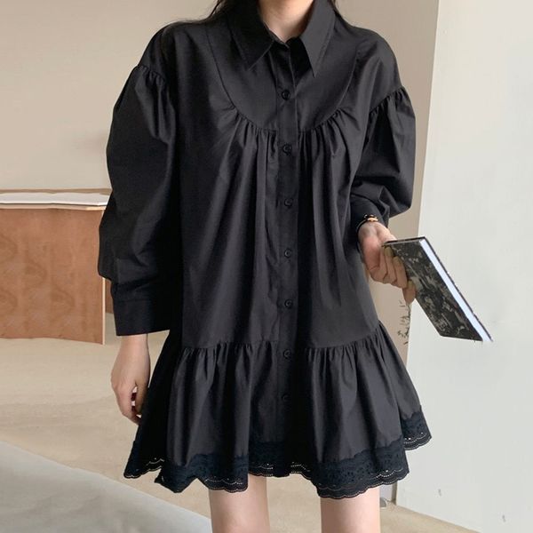 dress woman spring long sleeve a-line loose black white mini casual harajuku kawaii cute korean es 95yd amf9, Black;gray
dress woman spring long sleeve a-line loose black white mini casual harajuku kawaii cute korean es 95yd amf9, Black;gray