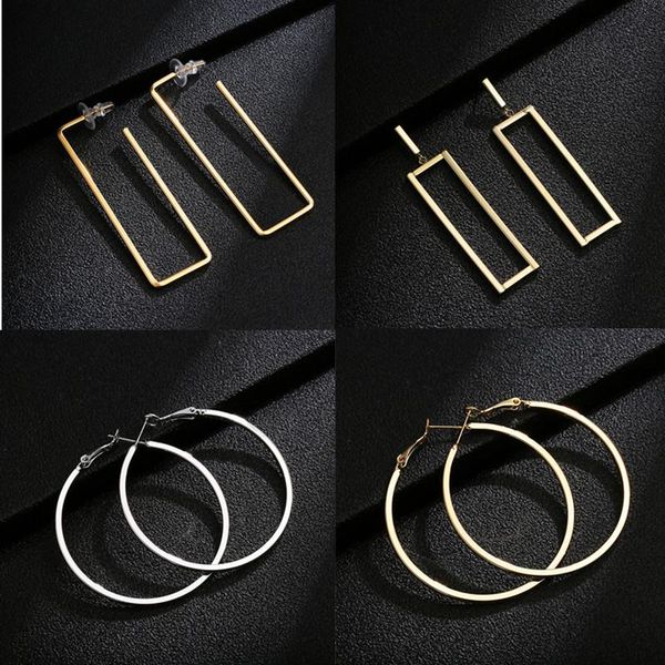hoop & huggie qm 2021 ins minimalist geometric earring for women fashion 18k gold silver plated ear wedding jewelry party gifts, Golden;silver
hoop & huggie qm 2021 ins minimalist geometric earring for women fashion 18k gold silver plated ear wedding jewelry party gifts, Golden;silver