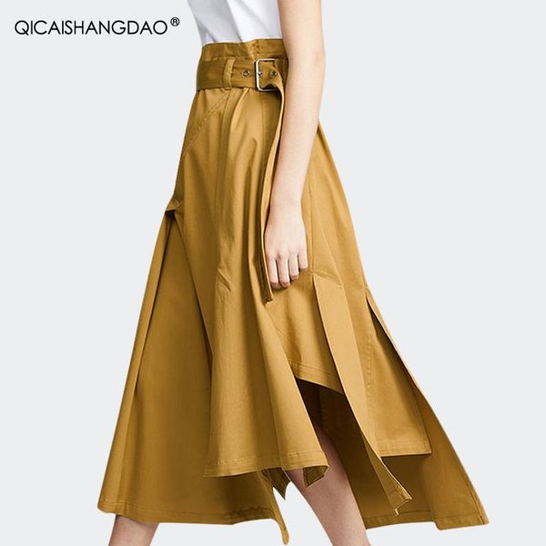 skirts fashionable ladies skirt yellow irregular long slim pleated 2021 autumn high waist a-line split street with belt, Black
skirts fashionable ladies skirt yellow irregular long slim pleated 2021 autumn high waist a-line split street with belt, Black