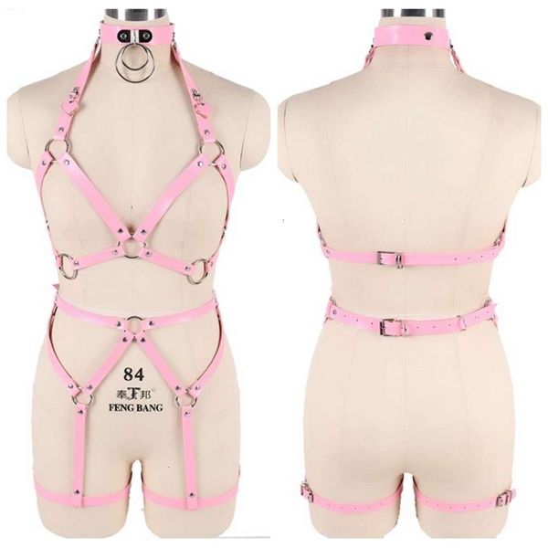 2021vunderwear 2 piece leather harness set pink garter belts women straps bra belts waist leg body bondage club pole dance, Silver
2021vunderwear 2 piece leather harness set pink garter belts women straps bra belts waist leg body bondage club pole dance, Silver