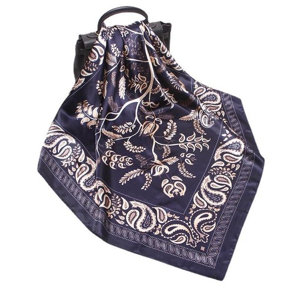 scarves 90*90cm fashion silk satin hair scarf women's printed handkerchief square head bandana small neck muffler hijab female, Blue;gray
scarves 90*90cm fashion silk satin hair scarf women's printed handkerchief square head bandana small neck muffler hijab female, Blue;gray