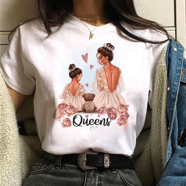 women's t-shirt summer girl mom t shirt women love print black harajuku mama tee femme y2k kawaii, White
women's t-shirt summer girl mom t shirt women love print black harajuku mama tee femme y2k kawaii, White
