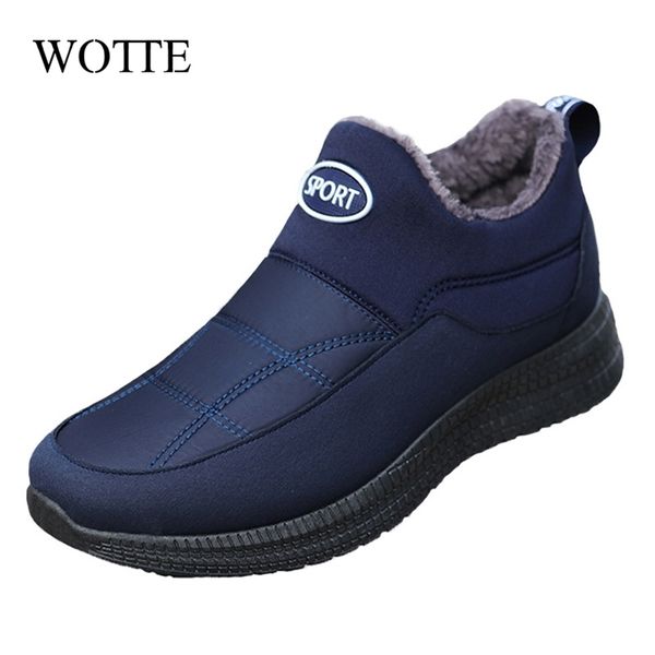 wotte mens boots winter keep warm snow boots fashion plush cotton shoes man boots driving moccasins quality men loafers cotton 211106, Black
wotte mens boots winter keep warm snow boots fashion plush cotton shoes man boots driving moccasins quality men loafers cotton 211106, Black