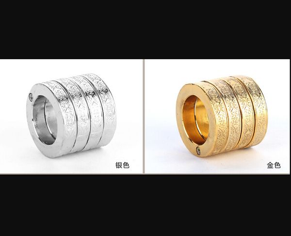new gold or silver ring self stainless steel one ring unfolds into four rings defense ring
new gold or silver ring self stainless steel one ring unfolds into four rings defense ring