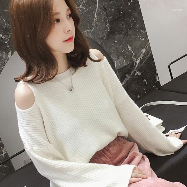 autumn winter lazy style loose women sweaters oversized off shoulder long sleeve o-neck knitted ladies 1, White;black
autumn winter lazy style loose women sweaters oversized off shoulder long sleeve o-neck knitted ladies 1, White;black