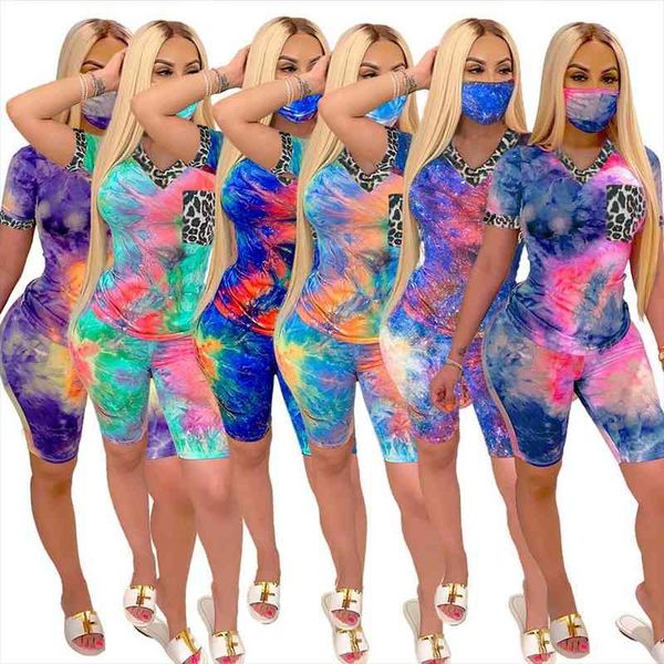 women tracksuit two piece set casual tie dye short sleeve corp t-shirt bikers pants suit joggers soprt matching set, White
women tracksuit two piece set casual tie dye short sleeve corp t-shirt bikers pants suit joggers soprt matching set, White
