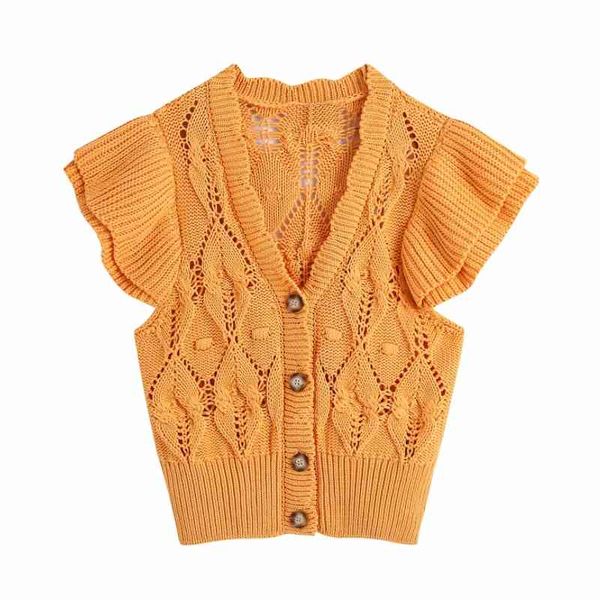 summer women cascading ruffle hollow crochet knitting short sweater female pullover casual lady loose sw1209 210430, Black;white
summer women cascading ruffle hollow crochet knitting short sweater female pullover casual lady loose sw1209 210430, Black;white