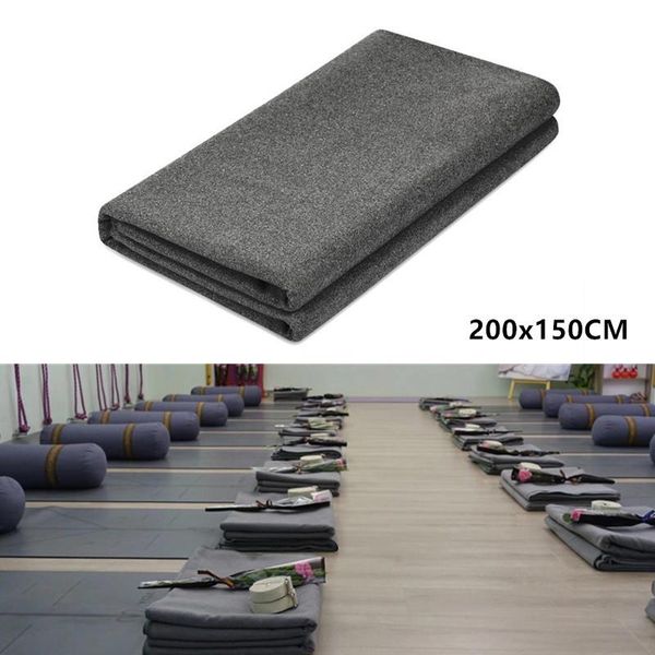 200*150*2cm washable yoga mat indoor exercise rest blanket home meditation support towel blankets
