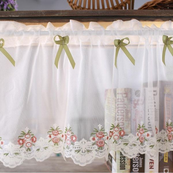 curtain & drapes american country nordic lace small gauze half-curtain embroiderd kitchen cafe short panel dust home yarn sq015d3
curtain & drapes american country nordic lace small gauze half-curtain embroiderd kitchen cafe short panel dust home yarn sq015d3